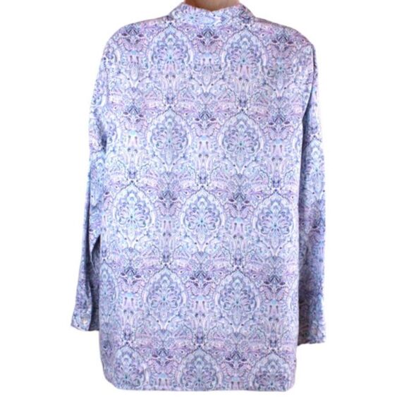 J.Jill 100% Linen Tunic Long Sleeve in Lavender Size Medium - Picture 5 of 9